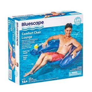 Bluescape Inflatable Blue Pool Float, 14 Years and Up, Unisex
